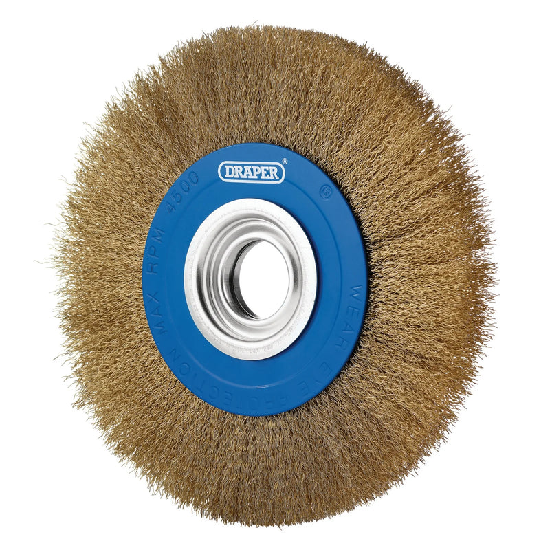 Draper Bench Grinder Wire Wheel Brush 200mm x 31.75mm