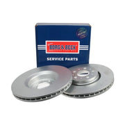 Borg & Beck 2 x Vented Front Brake Discs BBD4389