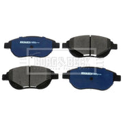 Borg & Beck 4 x Front Brake Pad Set BBP2287