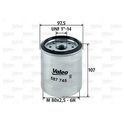Valeo Fuel Filter Element 587745
