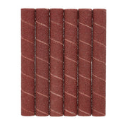 Draper Aluminium Oxide Sanding Sleeves 12.7x115mm 80 Grit (Pack of 6)