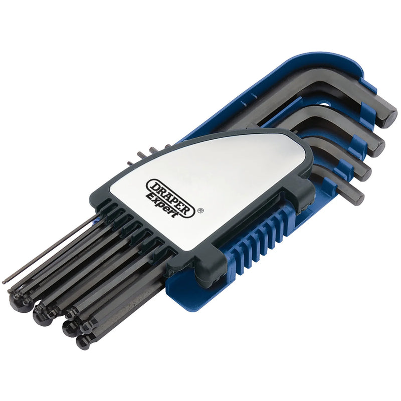 Draper Hexagon Key Set 12 Piece with Ball End & Conventional Ends