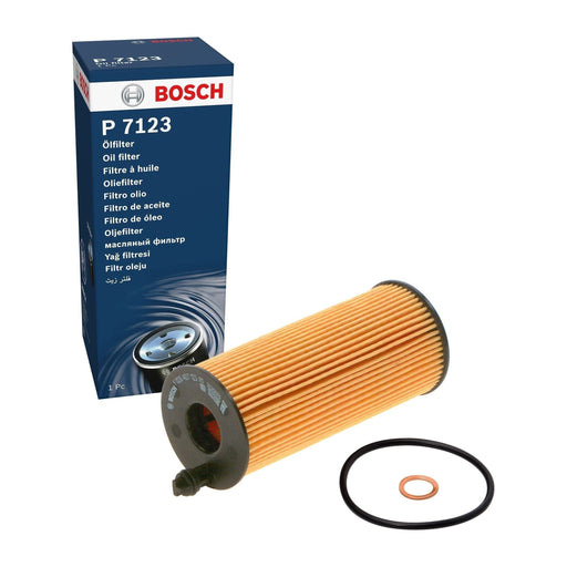 Bosch Car Oil Filter P7123 Fits Bmw 3 320D Efficient Dynamics - 2.0 - 04-11 F026 Bosch  - Town Parts