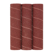 Draper Aluminium Oxide Sanding Sleeves 25x115mm 80 Grit (Pack of 3)
