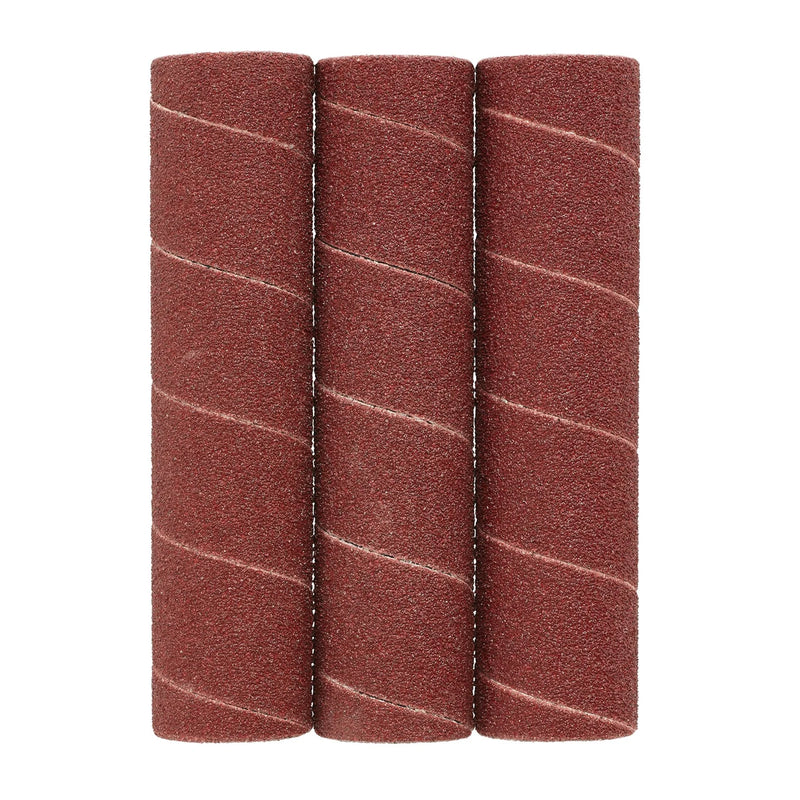 Draper Aluminium Oxide Sanding Sleeves 25x115mm 80 Grit (Pack of 3)