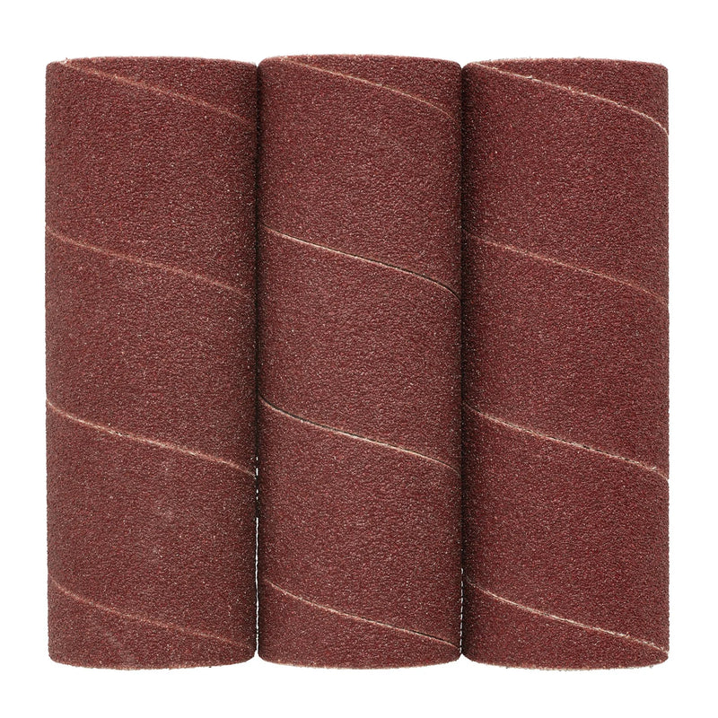 Draper Aluminium Oxide Sanding Sleeves 38x115mm 80 Grit Pack of 3