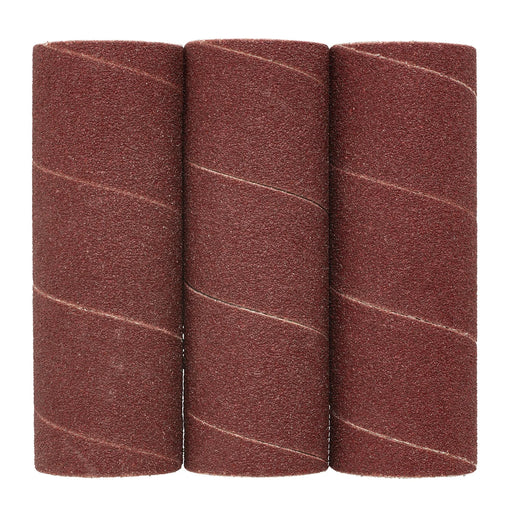 Draper Aluminium Oxide Sanding Sleeves 38x115mm 80 Grit Pack of 3