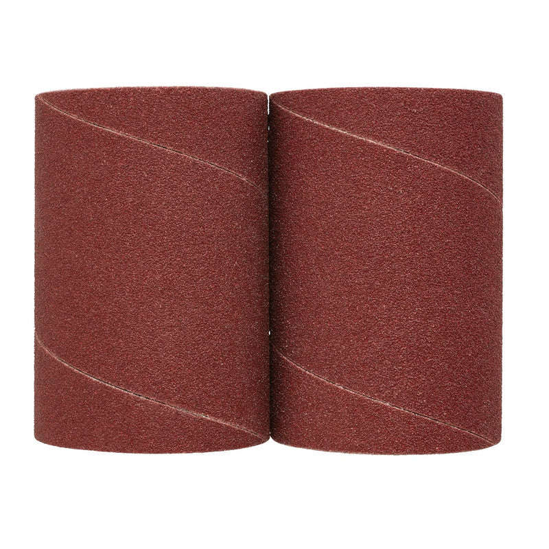 Draper Aluminium Oxide Sanding Sleeves 75x115mm 80 Grit (Pack of 2)
