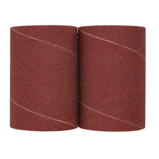 Draper Aluminium Oxide Sanding Sleeves 75x115mm 80 Grit (Pack of 2)