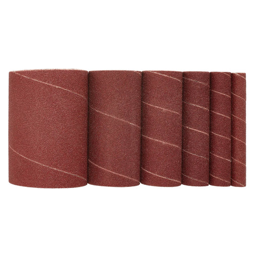 Draper Sanding Sleeves 115mm 80 Grit Pack of 6
