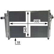 Mahle Air Conditioning Condenser AC 417 000S