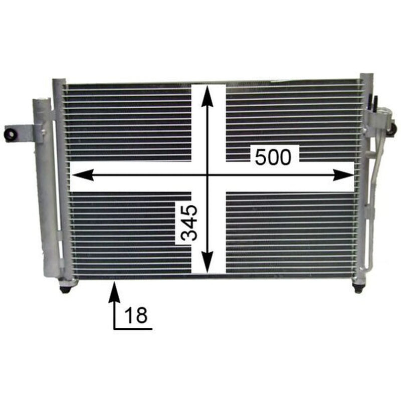 Mahle Air Conditioning Condenser AC 417 000S