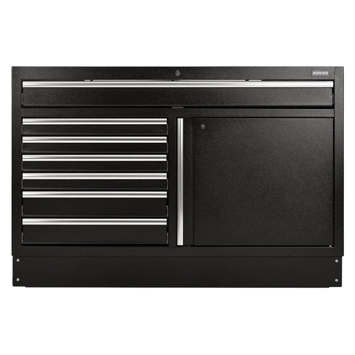 Bunker Modular Floor Cabinet 7 Drawer 1360mm with Soft-Close