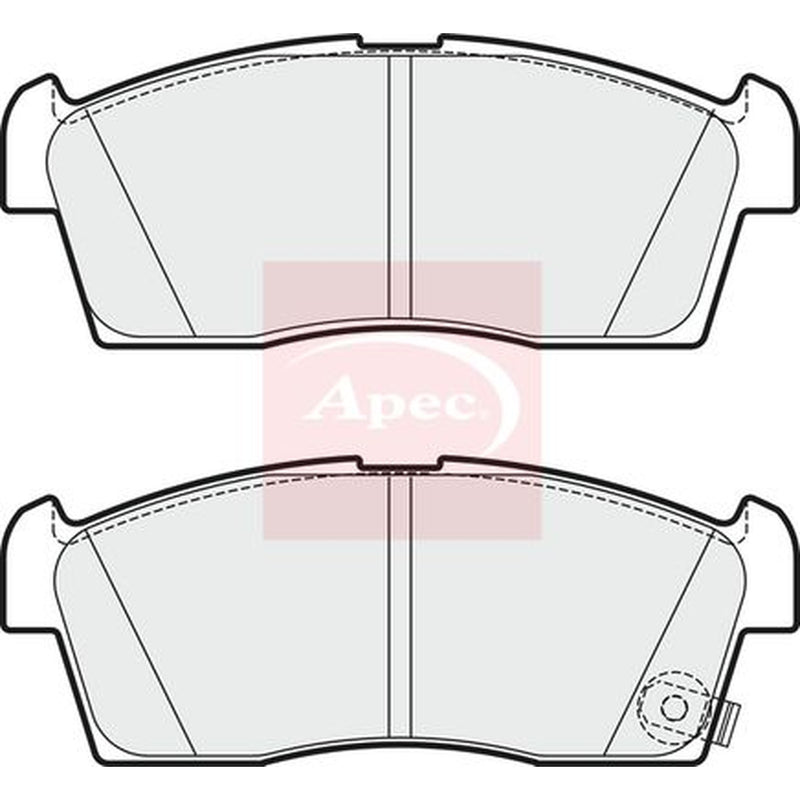 Apec Front Brake Pad Set PAD1856