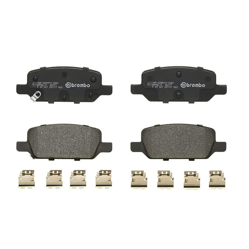 Brembo 4 x Rear Brake Pad Set P09027