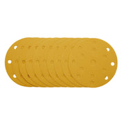 Draper Gold Sanding Discs 150mm 240 Grit with Dust Extraction Holes