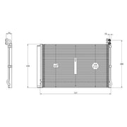 NRF Air Conditioning Condenser 350608
