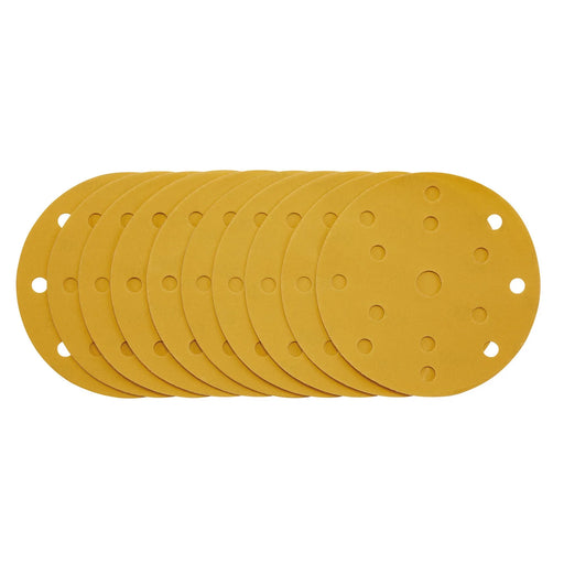 Draper Sanding Discs 150mm 400 Grit with Dust Extraction Holes