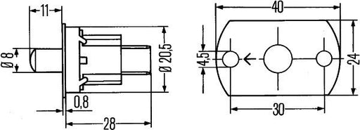 Hella 6ZF 003 549-001 Switch, door contact
