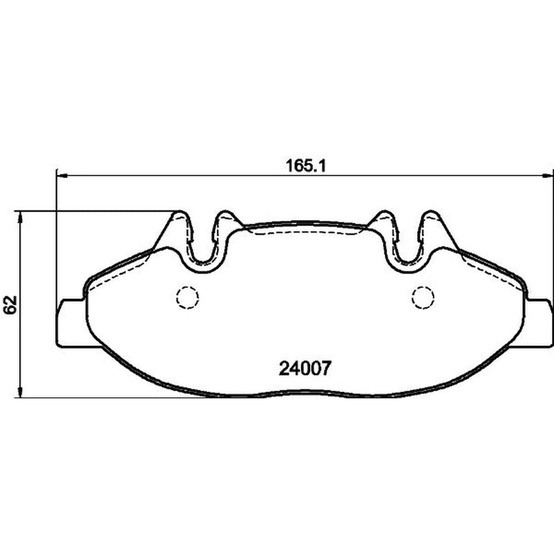 DON Front Brake Pad Set PCP1668