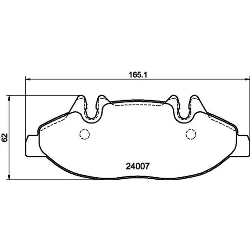 DON Front Brake Pad Set PCP1668