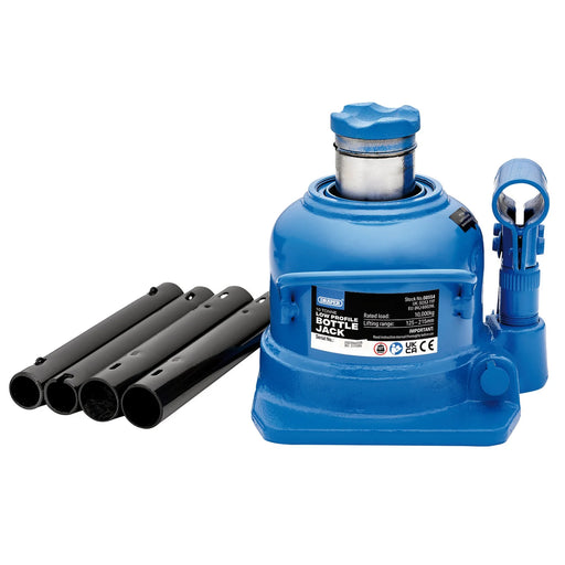 Draper Low Profile Bottle Jack 10 Tonne