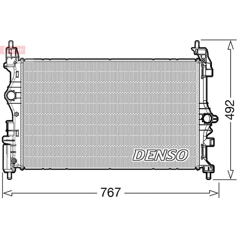 Denso Engine Radiator DRM20019