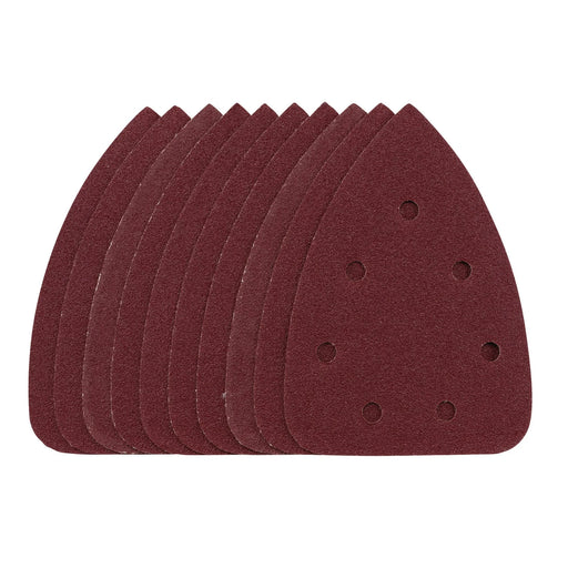 Draper Detail Sanding Sheets 140mm 80 Grit SSD6 (Pack of 10)