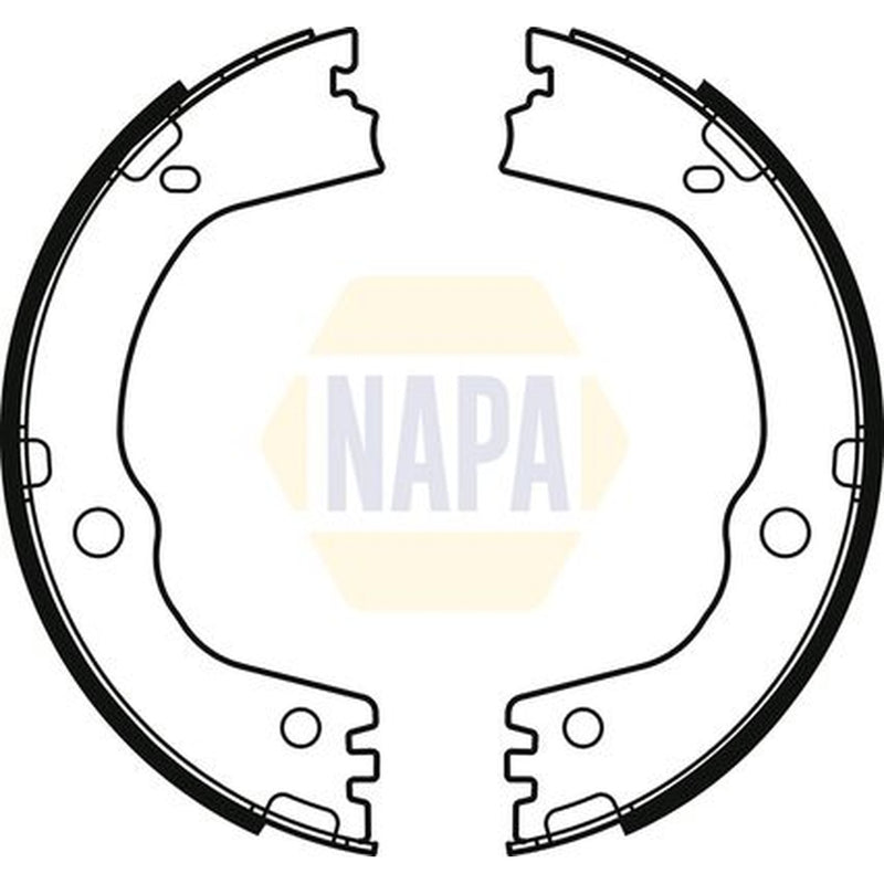 NAPA Parking Brake Shoe Set NBS5058
