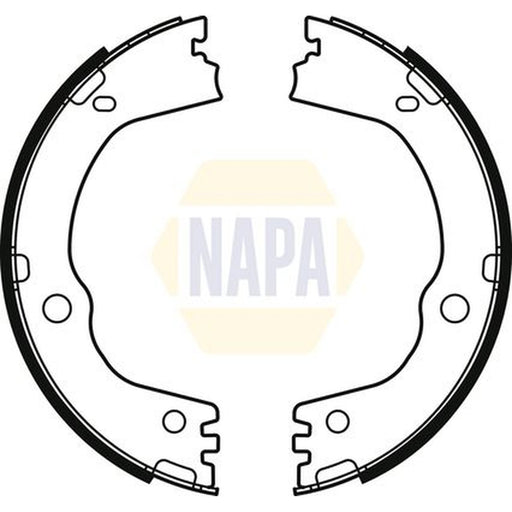 NAPA Parking Brake Shoe Set NBS5058