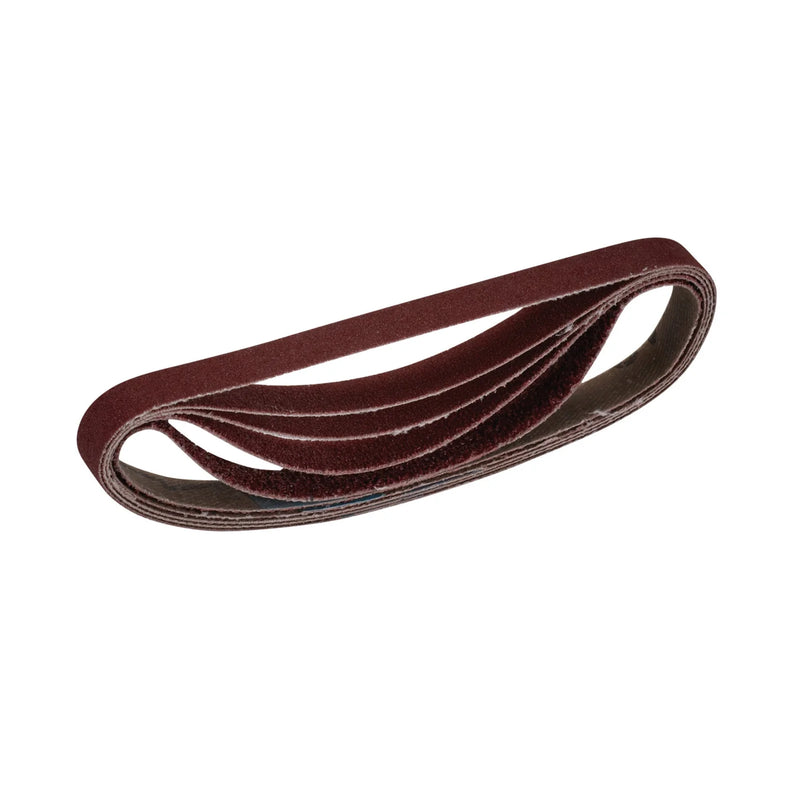 Draper Cloth Sanding Belt 10 x 330mm Assorted Grit Pack of 5