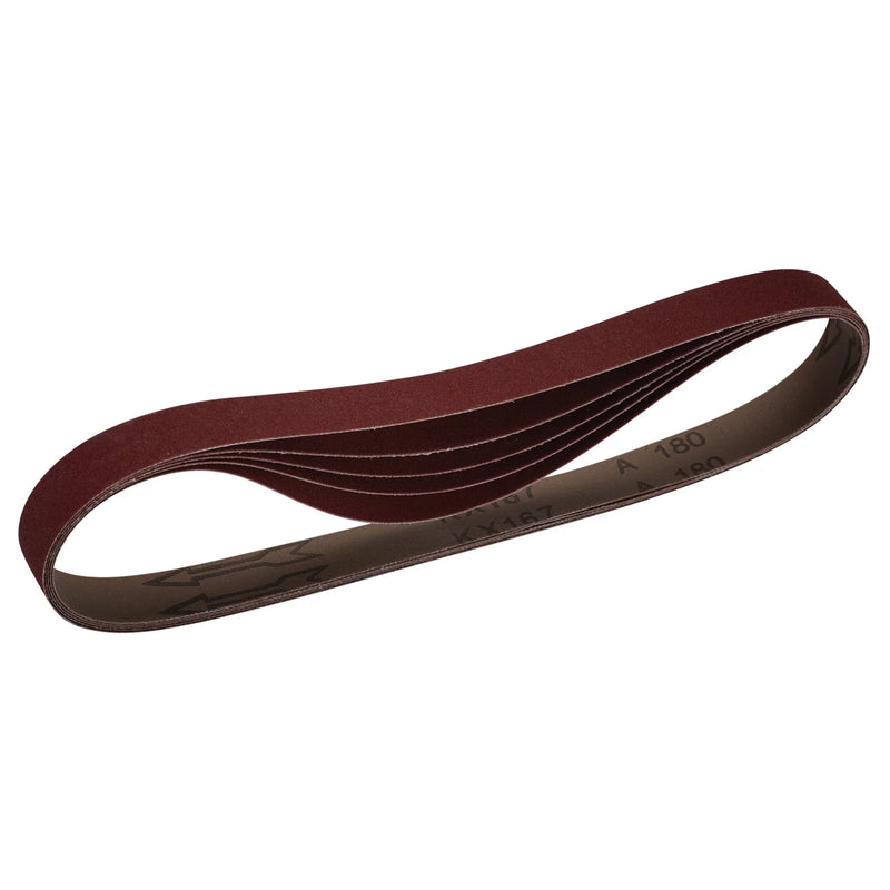 Draper Cloth Sanding Belt 25x762mm 40 Grit (Pack of 5)