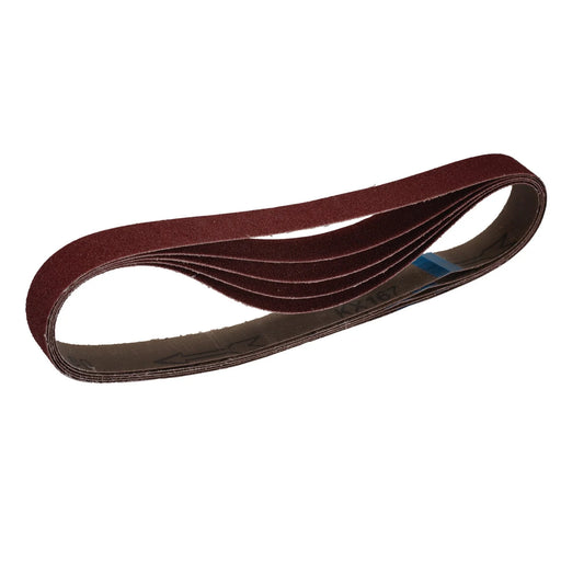 Draper Cloth Sanding Belt 25x762mm 80 Grit Pack of 5
