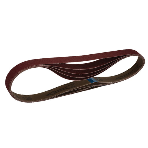 Draper Cloth Sanding Belt 25 x 762mm 120 Grit (Pack of 5)