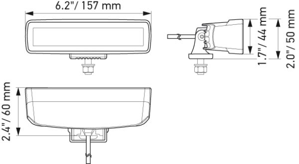 Hella High Beam Headlight 1FB 358 176-201