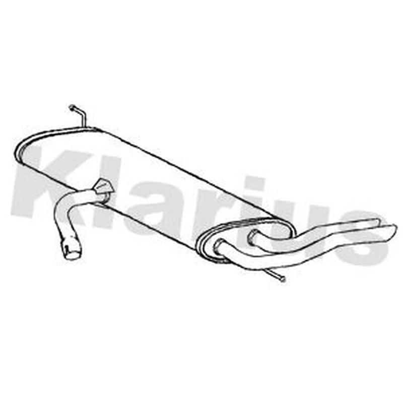 Klarius Box With Tail Pipe Rear SE182D