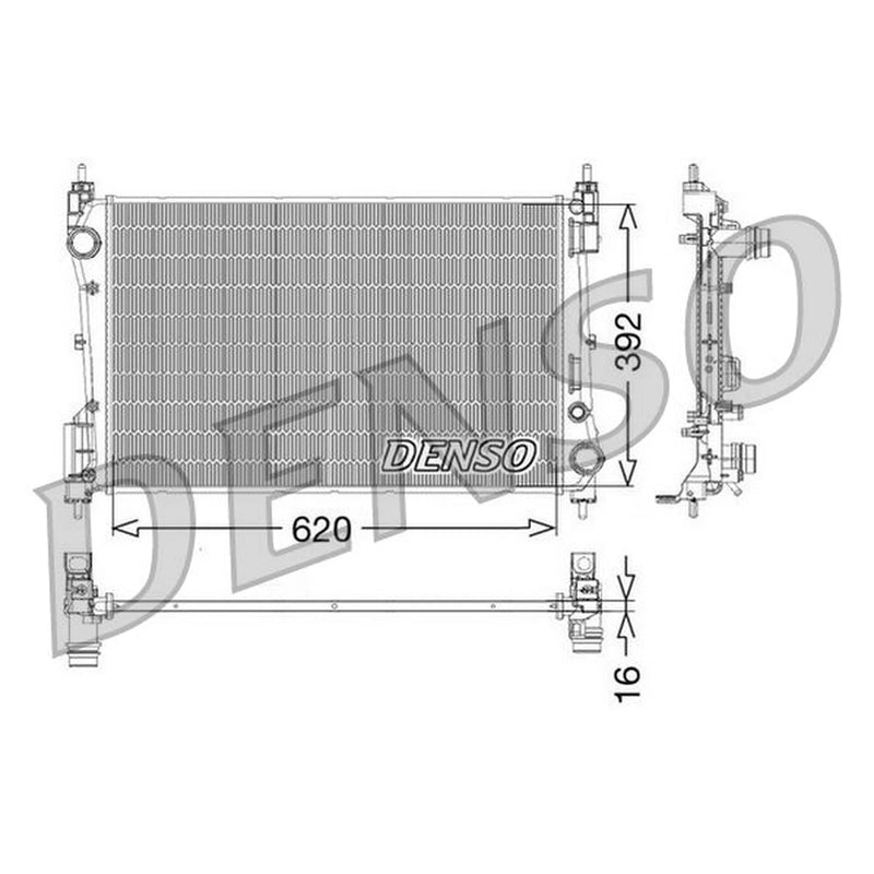 Denso Engine Radiator DRM09114