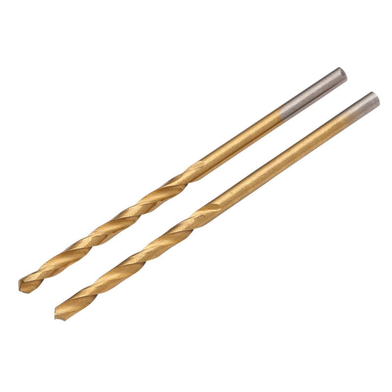 Draper HSS Titanium Nitride Coated Drill Bit 2.5 x 57mm Pack of 2
