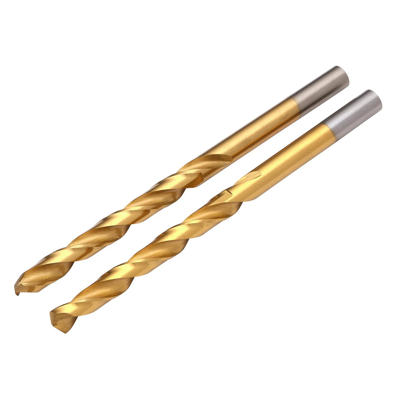 Draper HSS Drill Bit 5.5mm x 93mm Titanium Nitride Coated (Pack of 2)