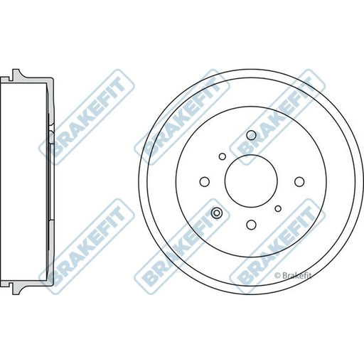 Apec Brake Drum Assembly Rear BDR9029
