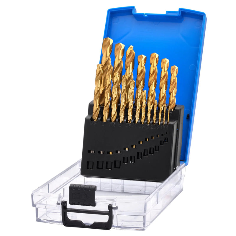 Draper HSS Titanium Nitride Coated Drill Bit Set 19 Piece