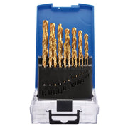 Draper HSS Titanium Nitride Coated Drill Bit Set 19 Piece