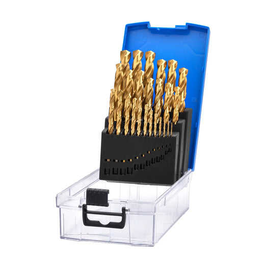 Draper HSS Titanium Nitride Coated Drill Bit Set 25 Piece