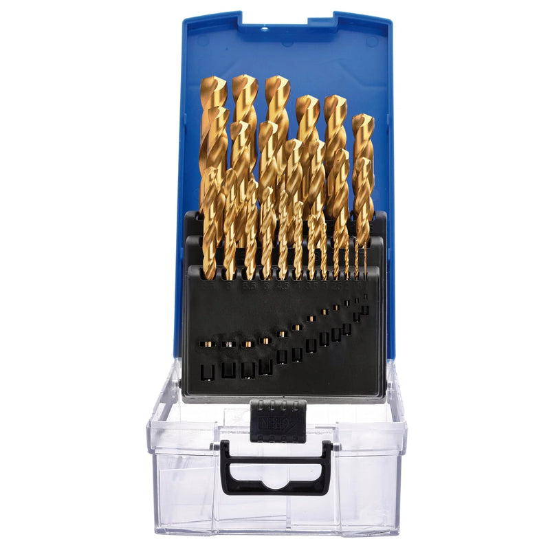 Draper HSS Titanium Nitride Coated Drill Bit Set 25 Piece