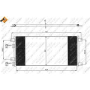 NRF Air Conditioning Condenser 35643