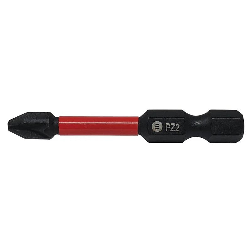 ForgeFix ForgeFast Pozidriv Compatible Impact Bit PZ2 x (Card 2) 25-89mm
