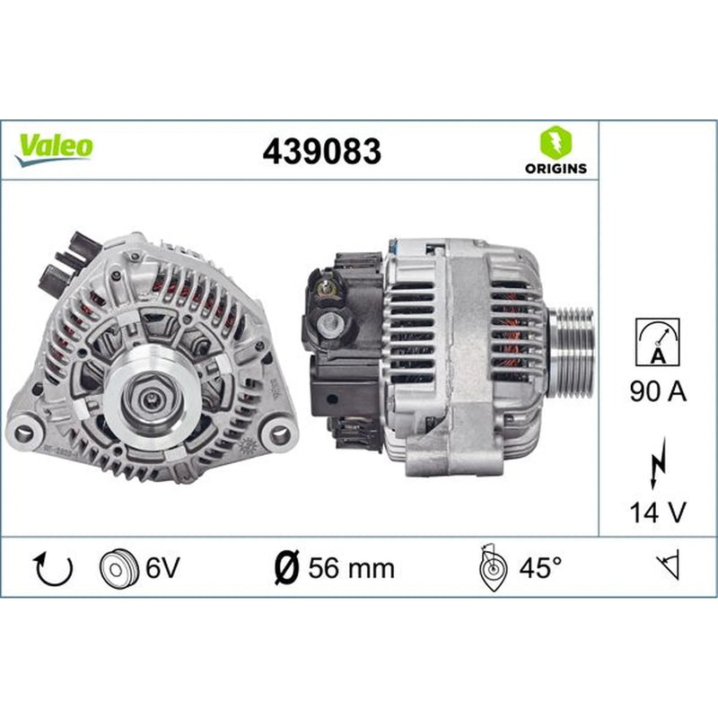 Valeo Car Alternator 12V 439083