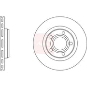 Apec 2 x Vented Front Brake Discs DSK776