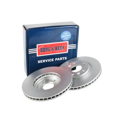 Borg & Beck 2 x Vented Front Brake Discs BBD5363