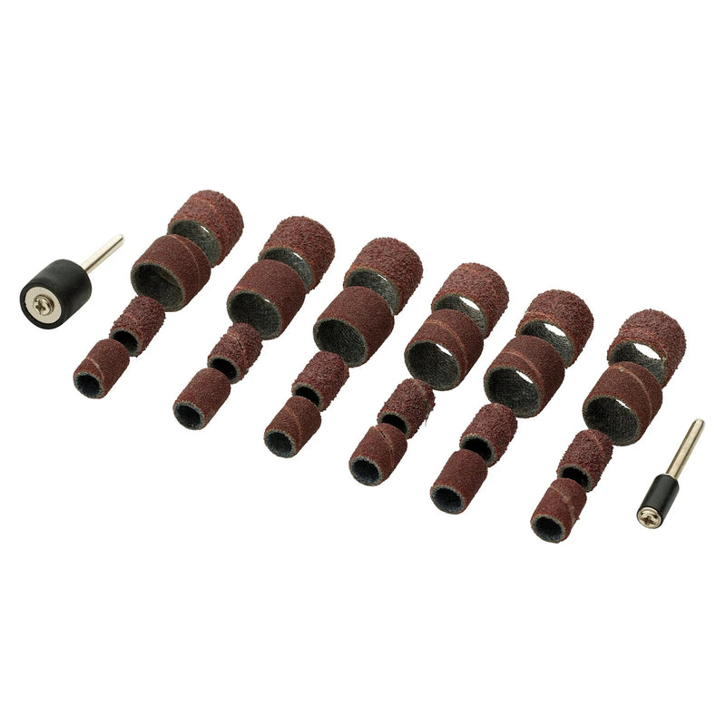 Draper Sanding Drums & Holders Set for D20 Engraver/Grinder, 26 Piece